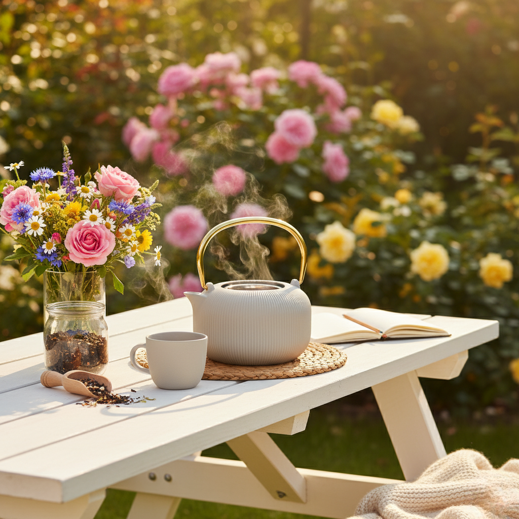 Berlinger Haus 1L Cast Iron Tea Pot Kettle – Sahara