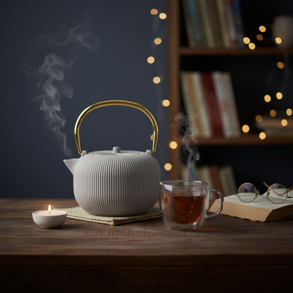 Berlinger Haus 1L Cast Iron Tea Pot Kettle – Sahara