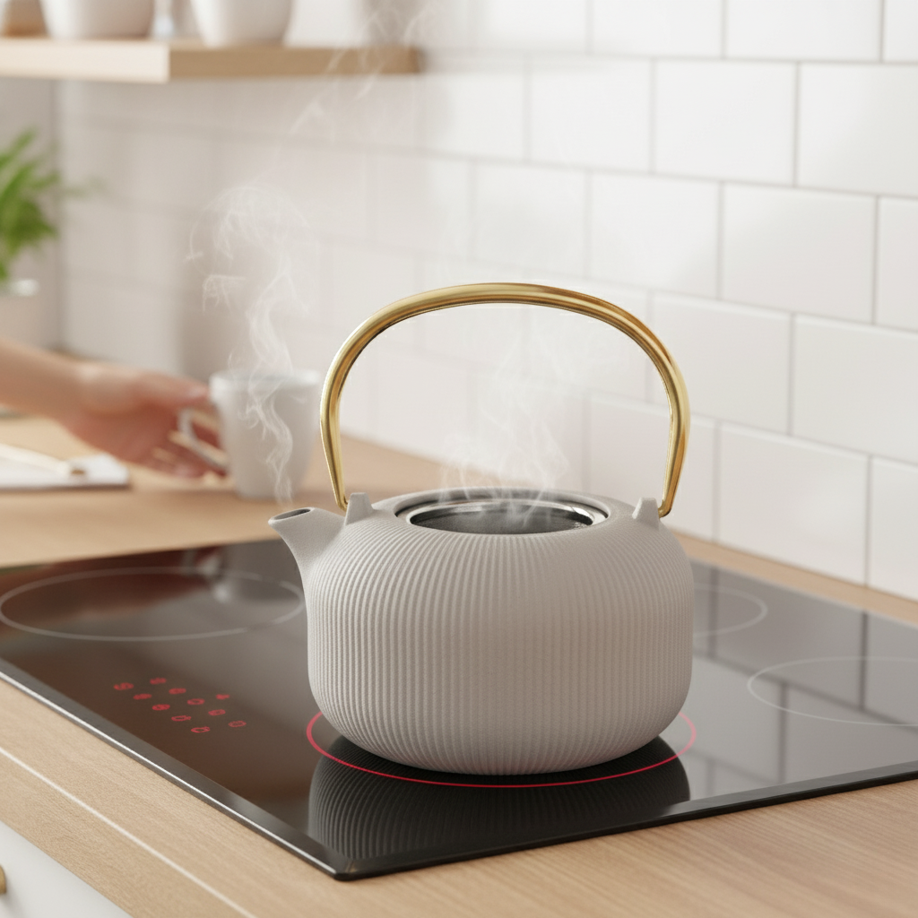 Berlinger Haus 1L Cast Iron Tea Pot Kettle – Sahara