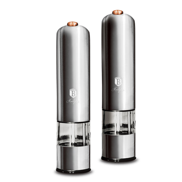 Berlinger Haus 2-Piece Electric Pepper and Salt Mill Set - Moon Light