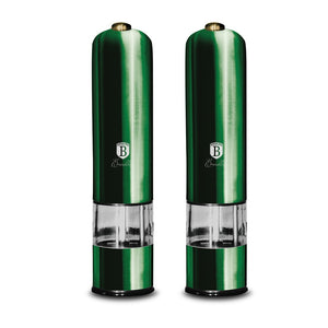 Berlinger Haus 2-Piece Electric Pepper and Salt Mill Set - Emerald