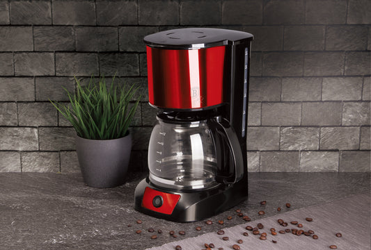 Berlinger Haus 1,5L Electric Coffee Maker - Burgundy Metallic