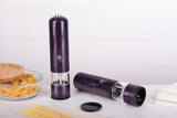 Berlinger Haus 2-Piece Electric Pepper and Salt Mill Set - Purple