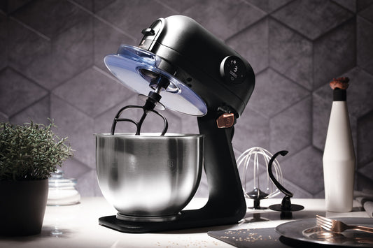 Berlinger Haus 1200w Cast Aluminum Kitchen Machine Stand Mixer - Black Rose