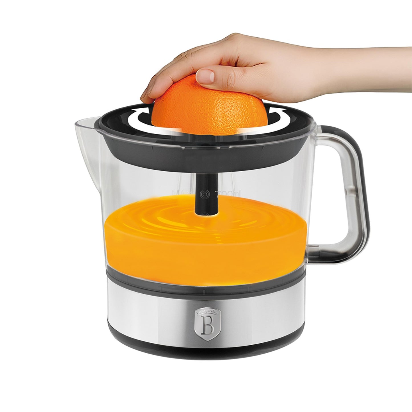 Berlinger Haus Electric Citrus Juicer 0.7L - Stainless Steel