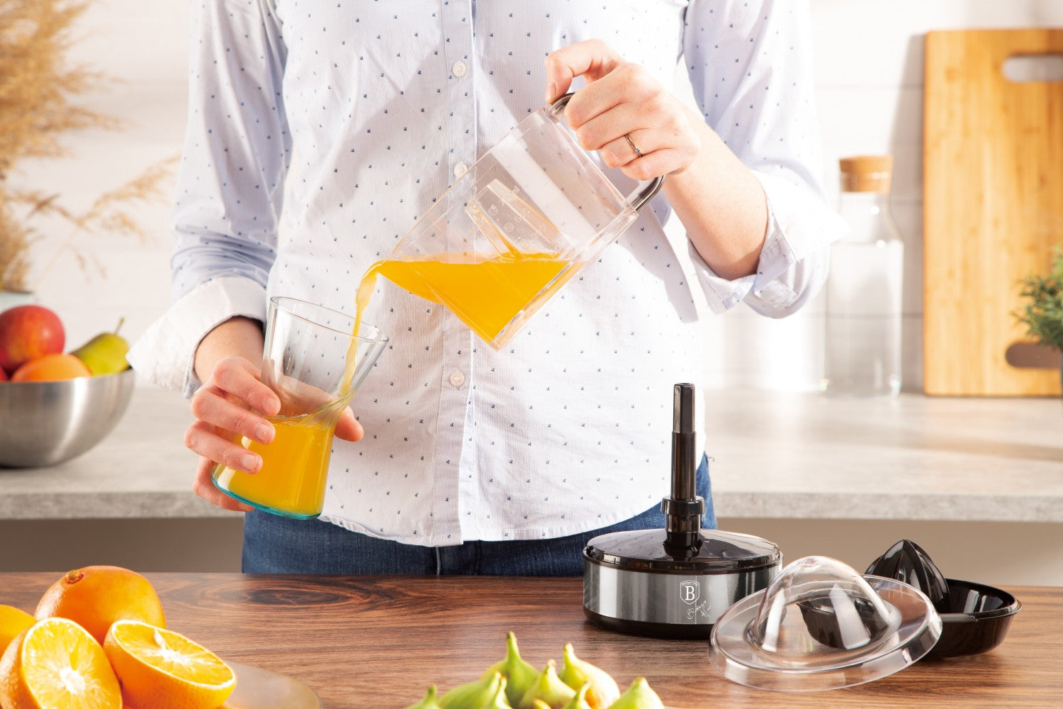Berlinger Haus Electric Citrus Juicer 0.7L - Stainless Steel