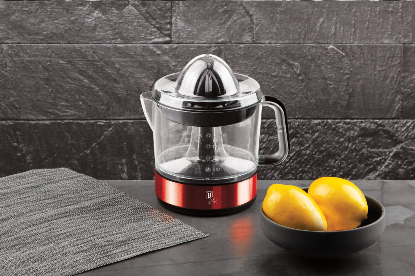 Berlinger Haus 700ml Electric Citrus Juicer - Burgundy
