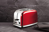 Berlinger Haus 2-Slice Stainless Steel Toaster - Burgundy Metallic