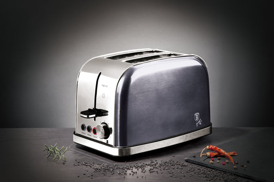 Berlinger Haus 2-Slice Stainless Steel Toaster - Carbon Pro