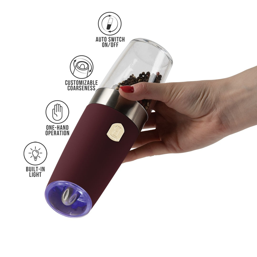 Berlinger Haus 2-Piece Gravity Pepper and Salt Mill Set - Leonardo
