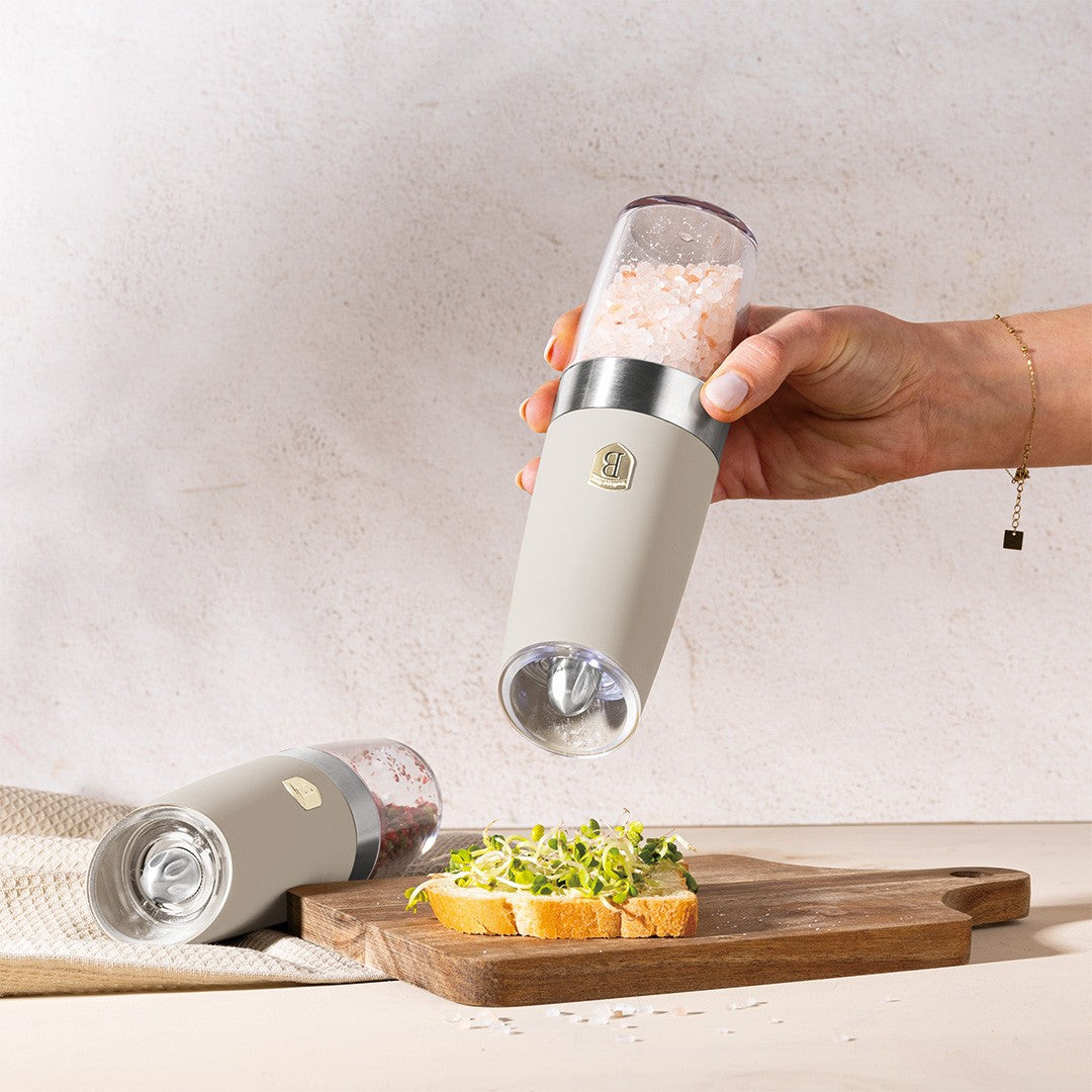 Berlinger Haus 2-Piece Gravity Pepper and Salt Mill Set - Sahara