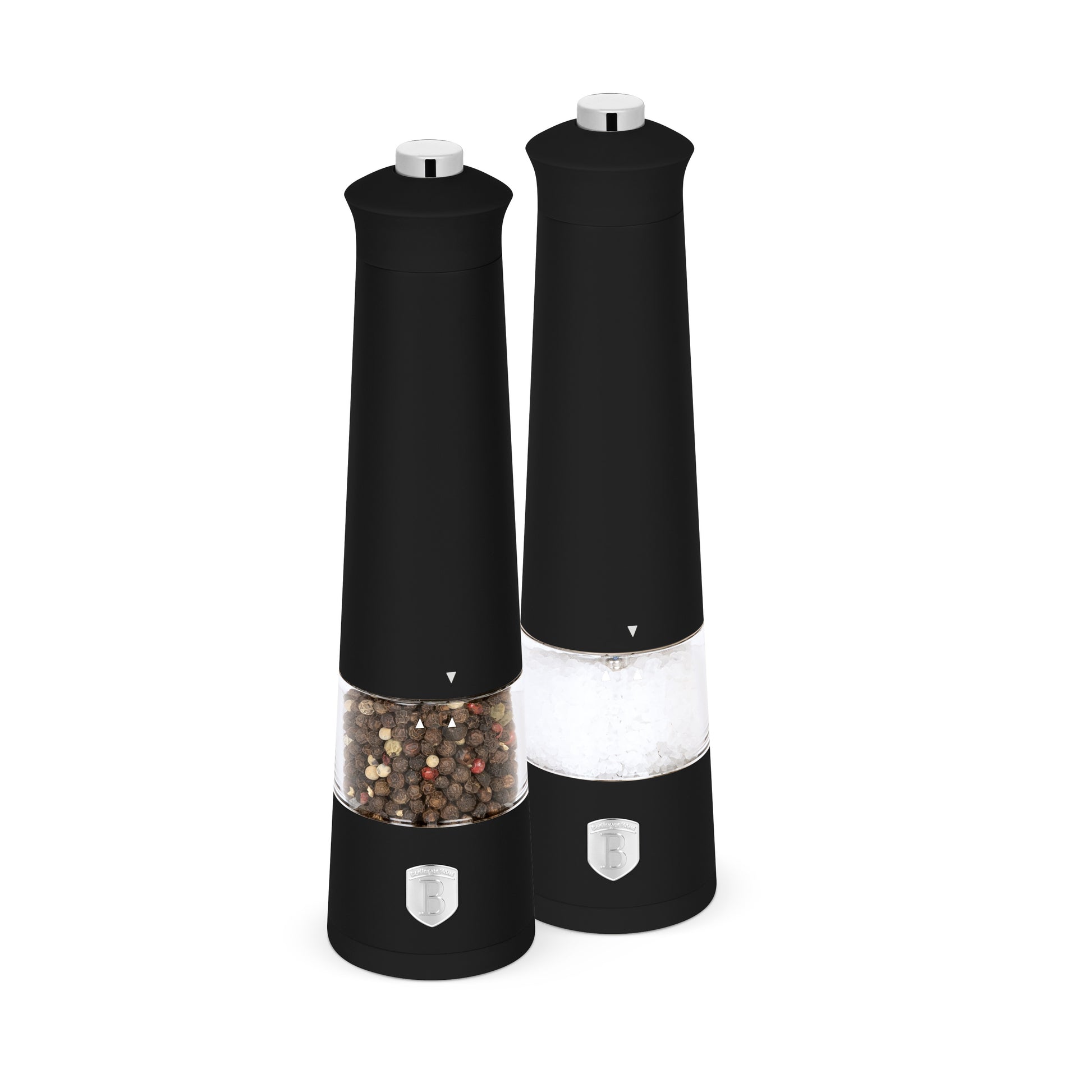 Berlinger Haus 2pcs Electric Pepper and Salt Mill Set - Matte Black