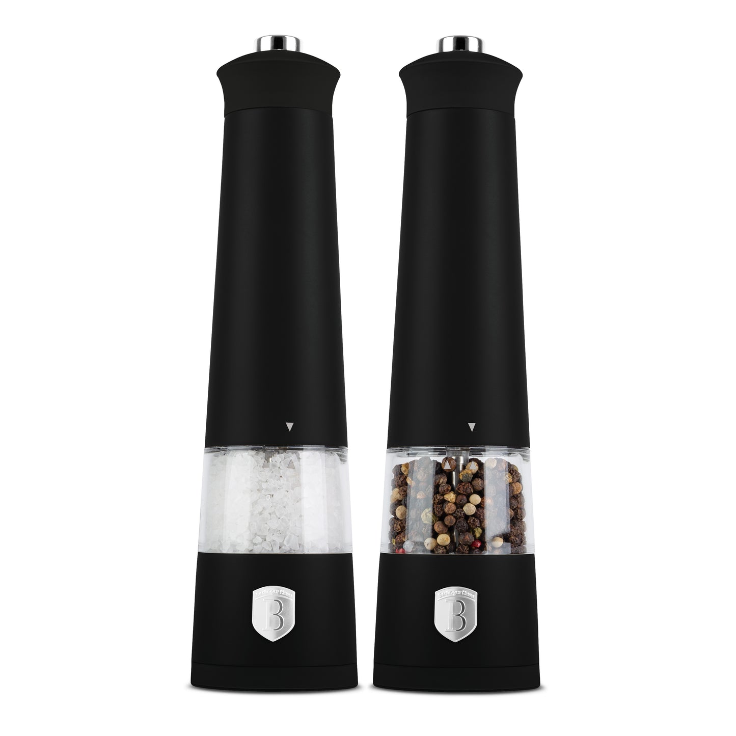 Berlinger Haus 2pcs Electric Pepper and Salt Mill Set - Matte Black