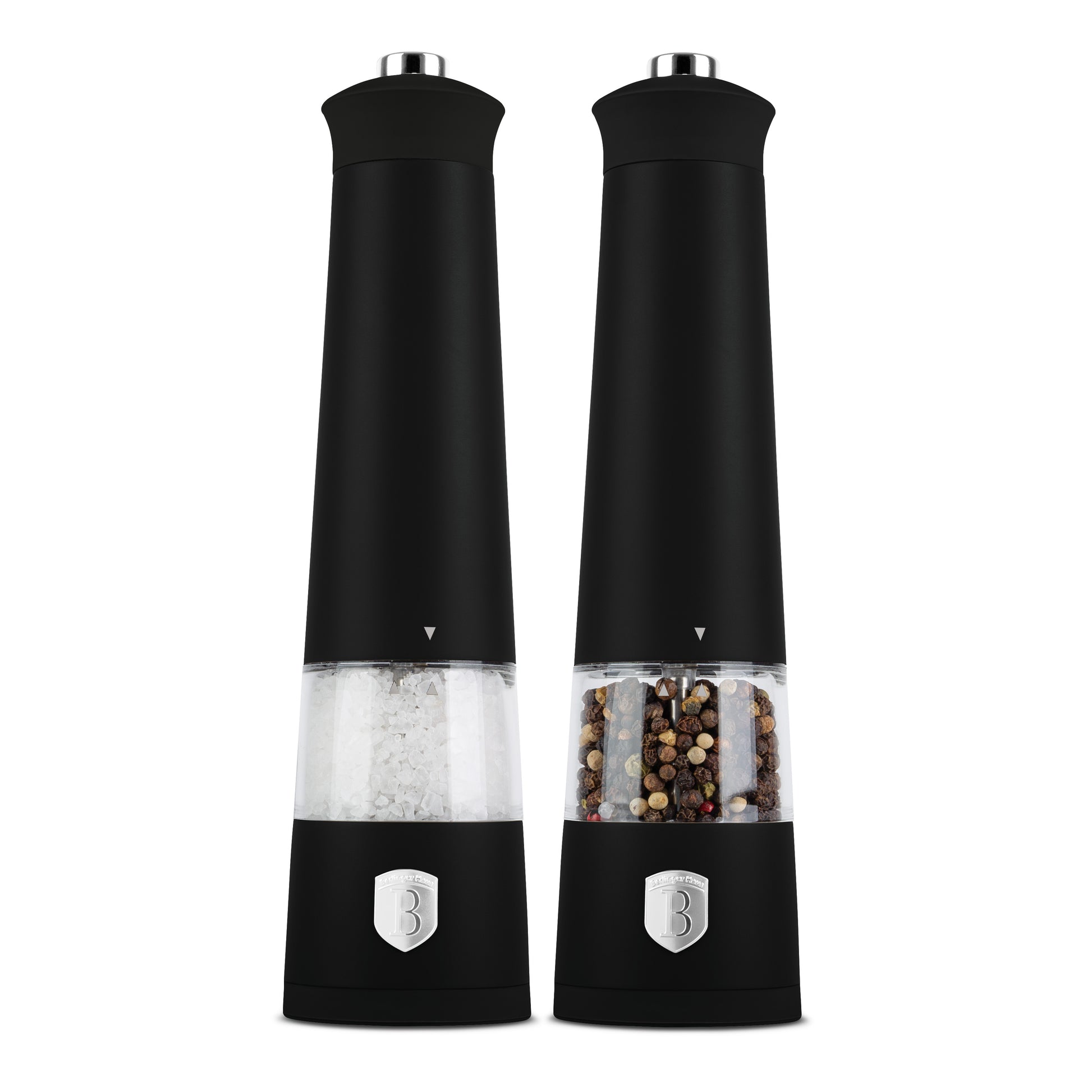 Berlinger Haus 2pcs Electric Pepper and Salt Mill Set - Matte Black