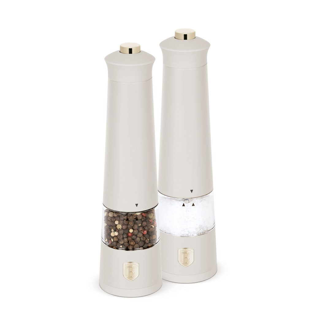 Berlinger Haus 2-Piece Electric Pepper and Salt Mill - Sahara