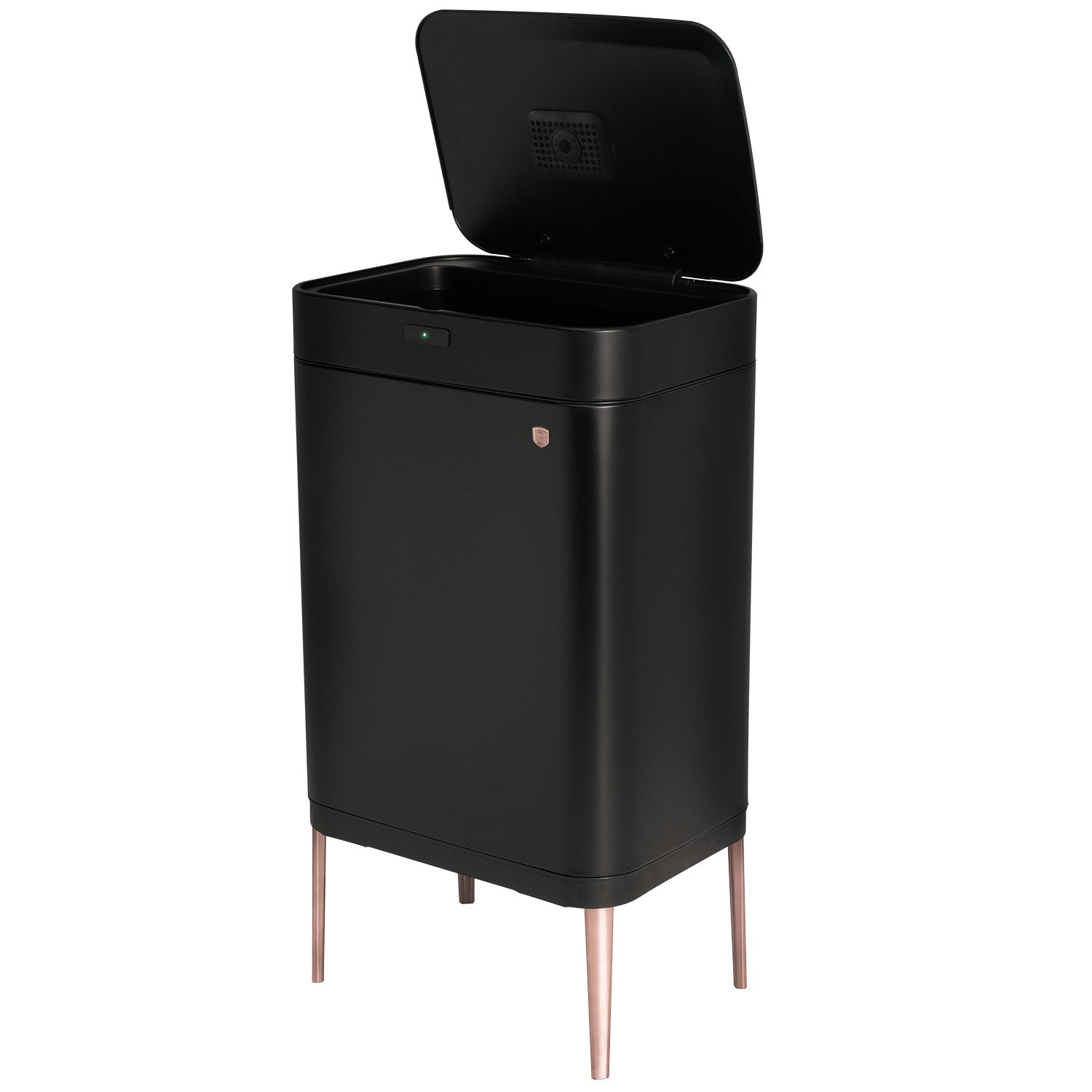 Berlinger Haus 60L Sensor Bin – Black Rose