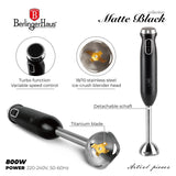 Berlinger Haus 800w Hand Blender – Matt Black