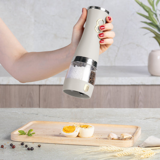 Berlinger Haus 2-in-1 Electric Pepper & Salt Mill – Sahara