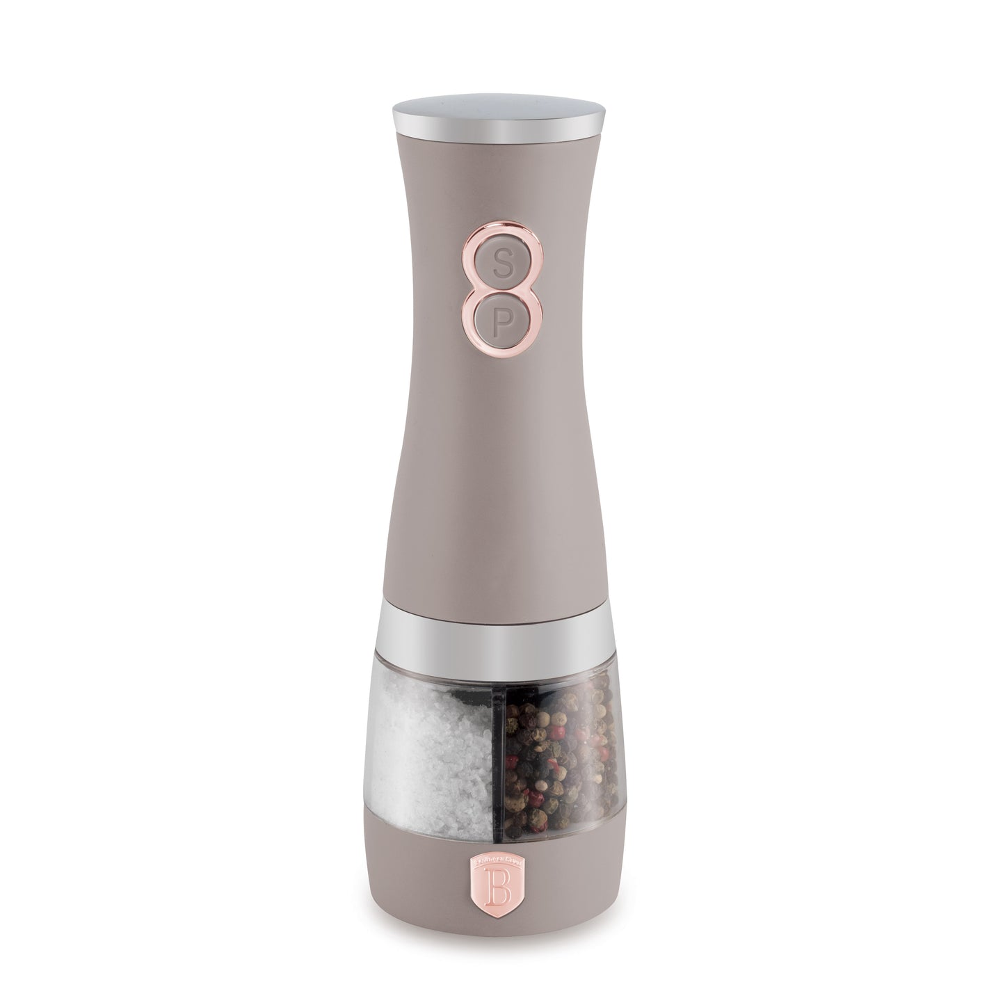Berlinger Haus 2-in-1 Electric Pepper & Salt Mill – Taupe