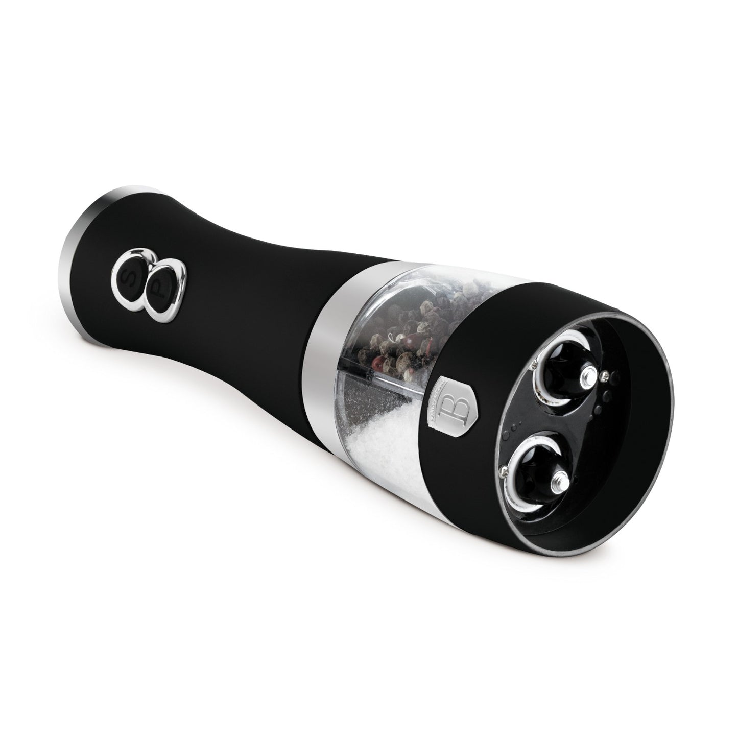 Berlinger Haus 2-in-1 Electric Pepper and Salt Mill - Matte Black