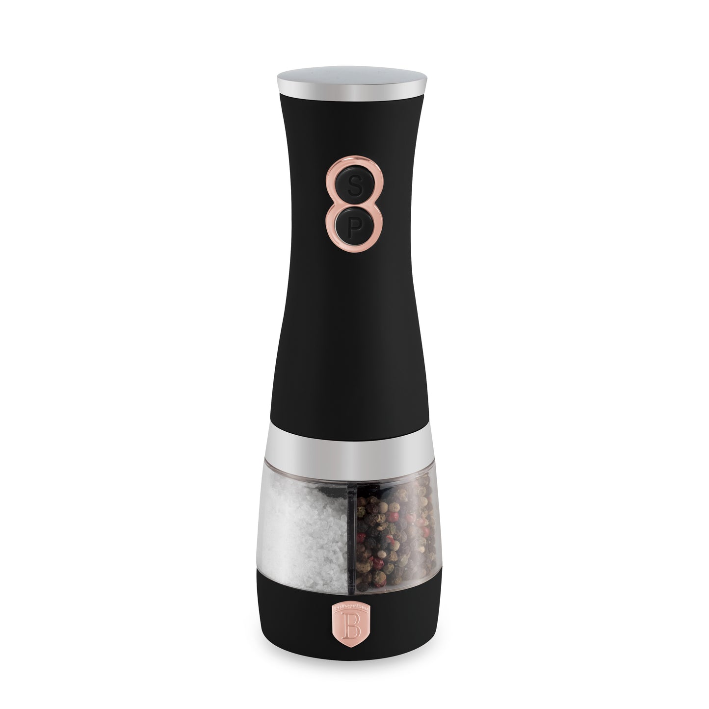 Berlinger Haus 2-in-1 Electric Pepper & Salt Mill – Black Rose
