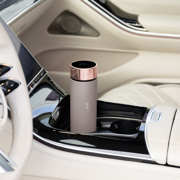 Berlinger Haus 500ml Vacuum Flask with LED Temperature Display - Taupe