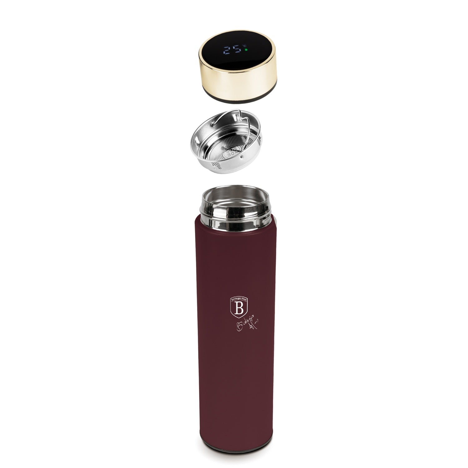 Berlinger Haus 500ml Vacuum Flask with LED Temperature Display - Leonardo
