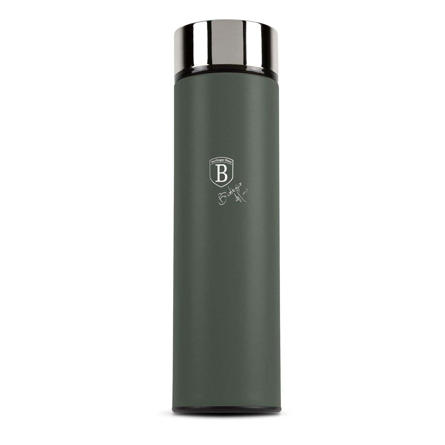 Berlinger Haus 500ml Vacuum Flask with LED Temperature Display - Matte Green