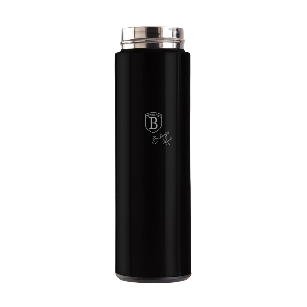 Berlinger Haus 500ml Vacuum Flask with LED Temperature Display - Black rose