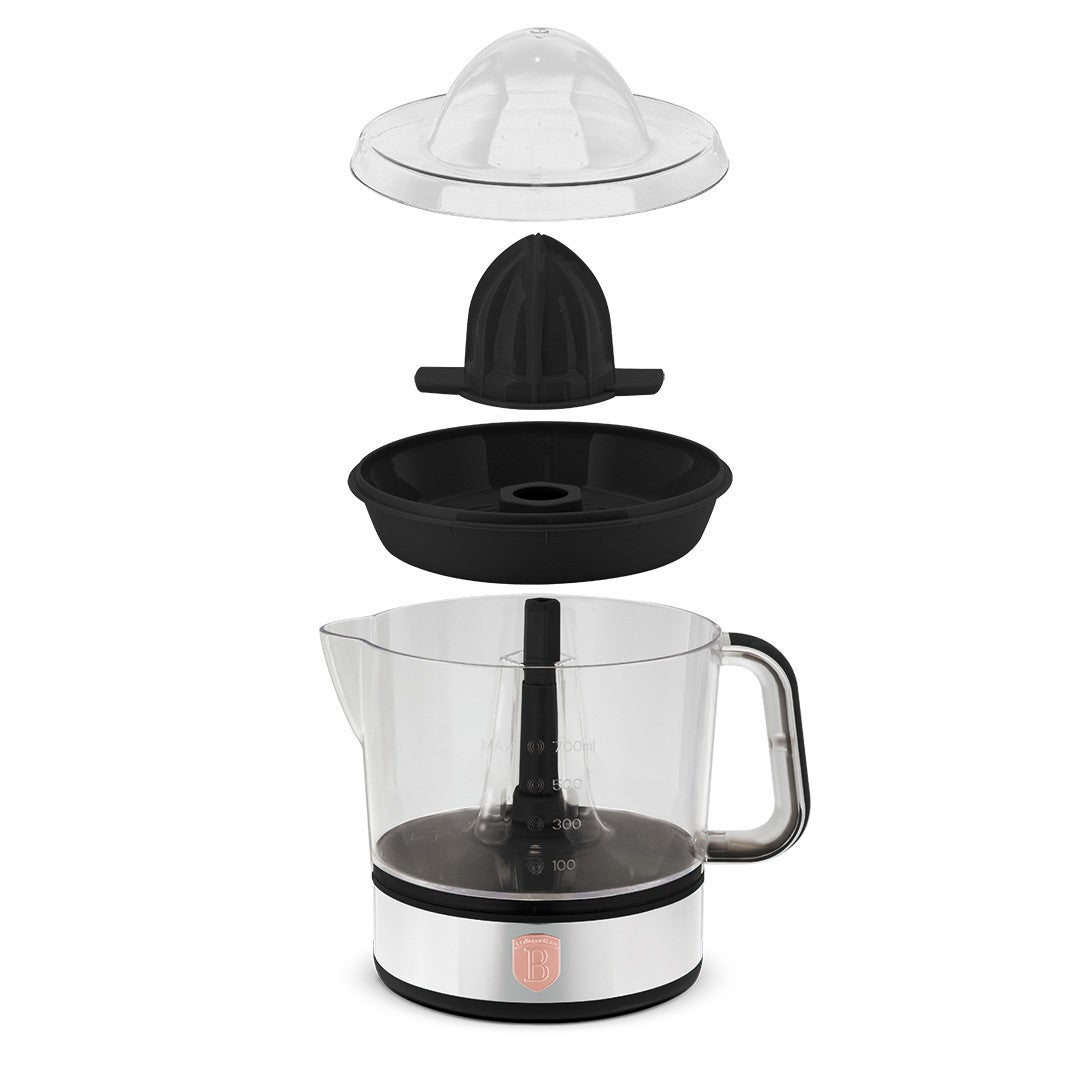 Berlinger Haus 700ml Electric Citrus Juicer - Black Rose