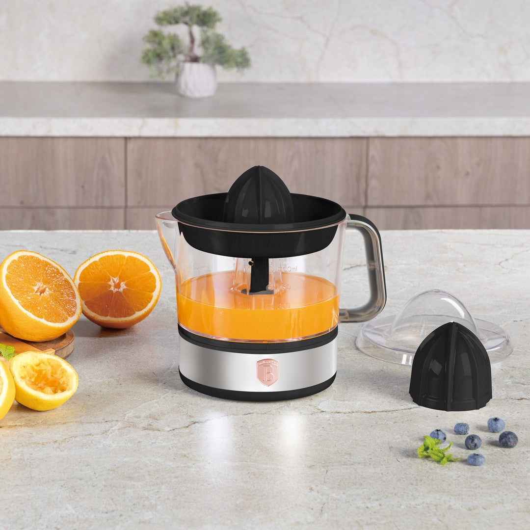 Berlinger Haus 700ml Electric Citrus Juicer - Black Rose