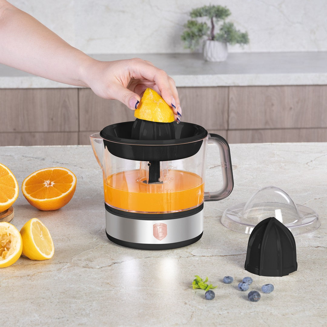 Berlinger Haus 700ml Electric Citrus Juicer - Black Rose