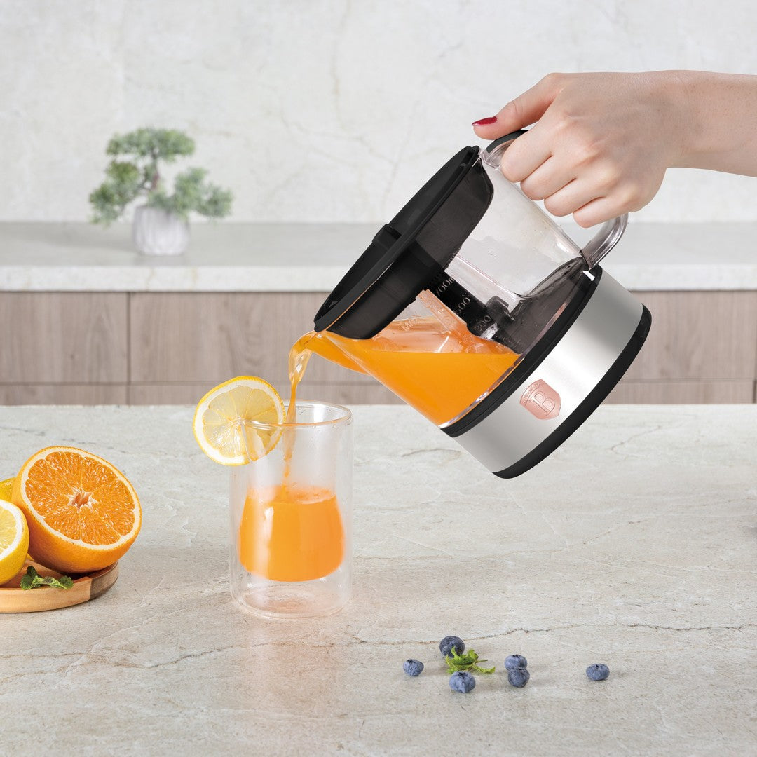 Berlinger Haus 700ml Electric Citrus Juicer - Black Rose