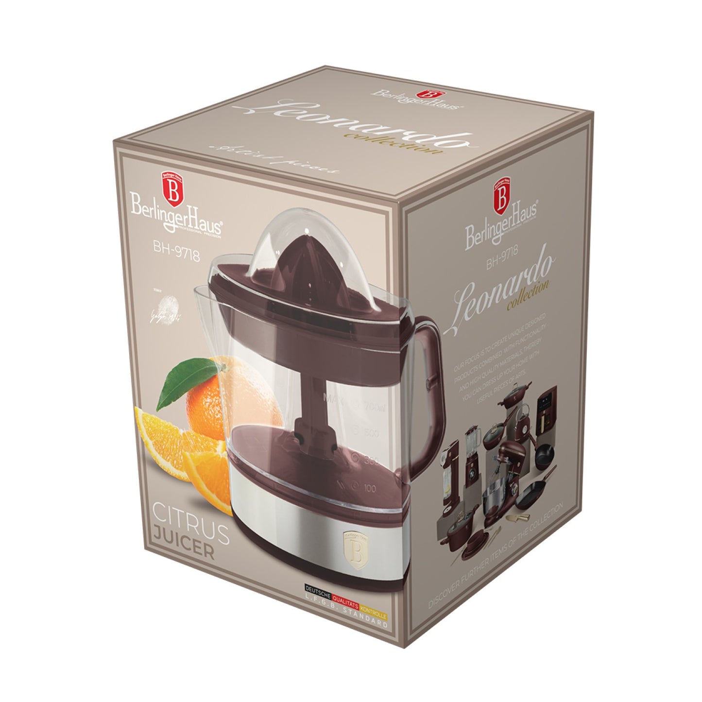 Berlinger Haus 0.7L Electric Citrus Juicer - Leonardo