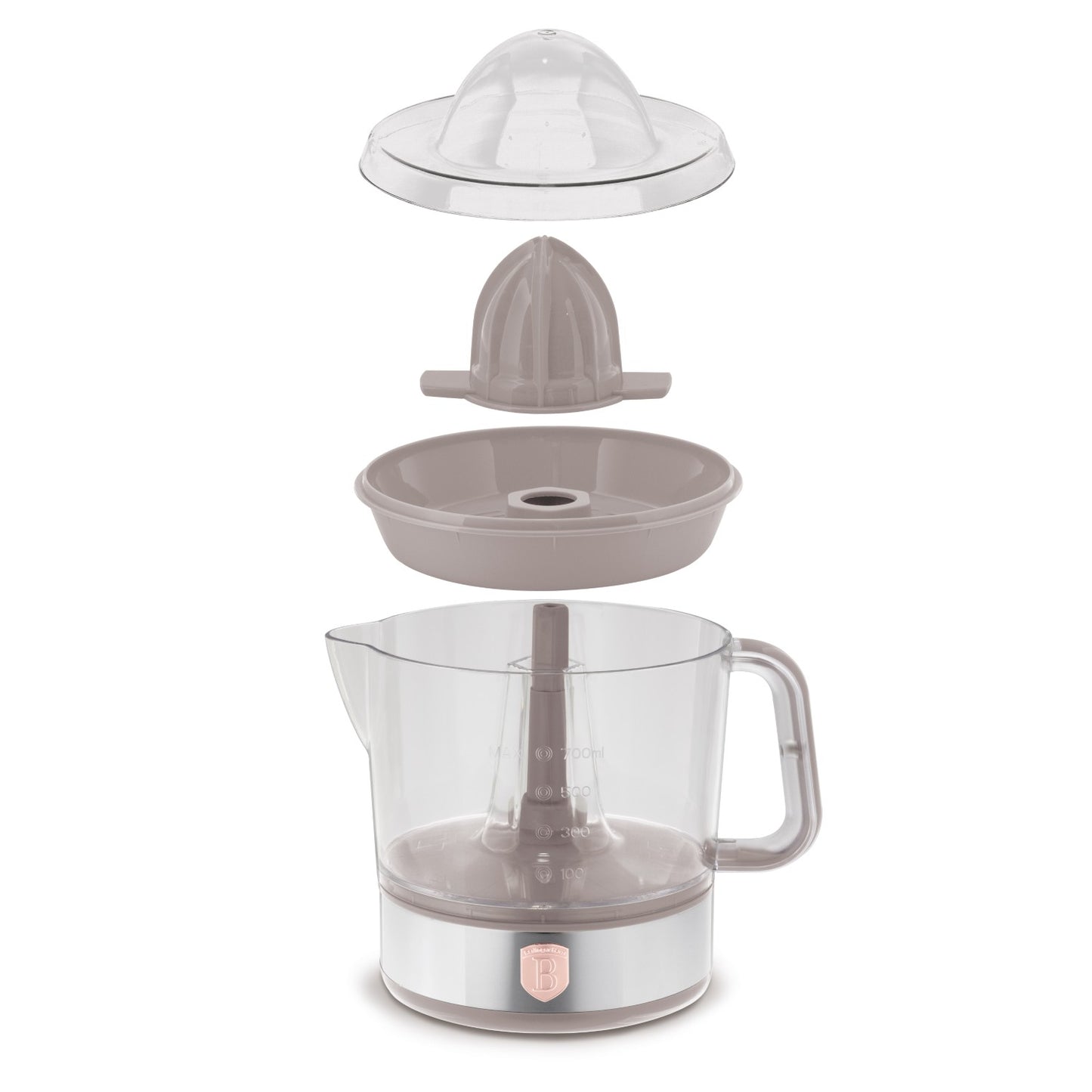 Berlinger Haus 700ml Electric Citrus Juicer - Taupe