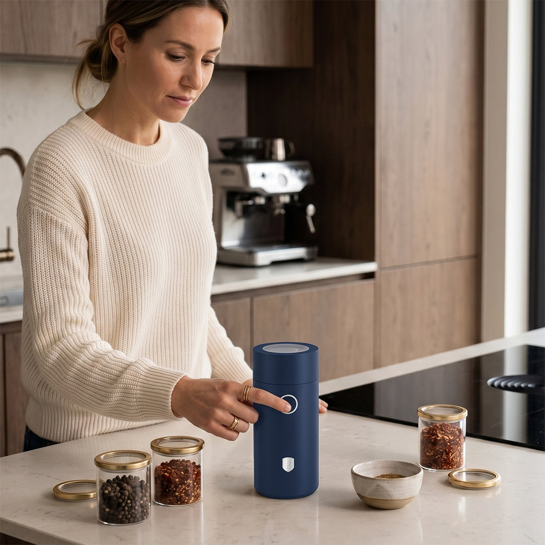 Berlinger Haus - Electric Coffee Grinder- Matt Blue