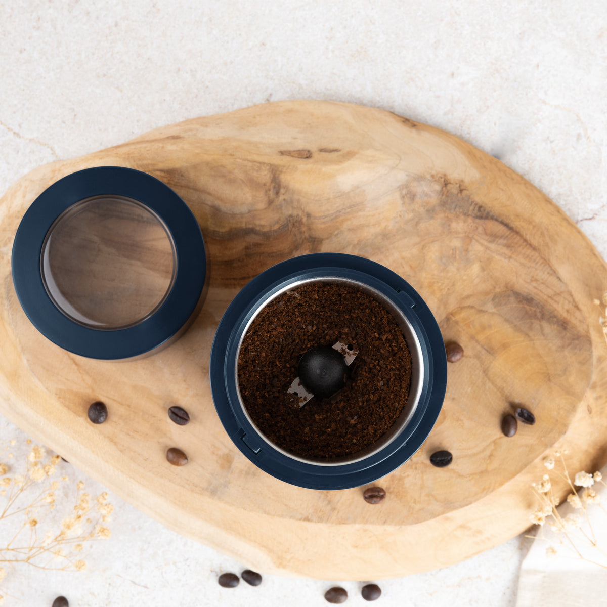 Berlinger Haus - Electric Coffee Grinder- Matt Blue
