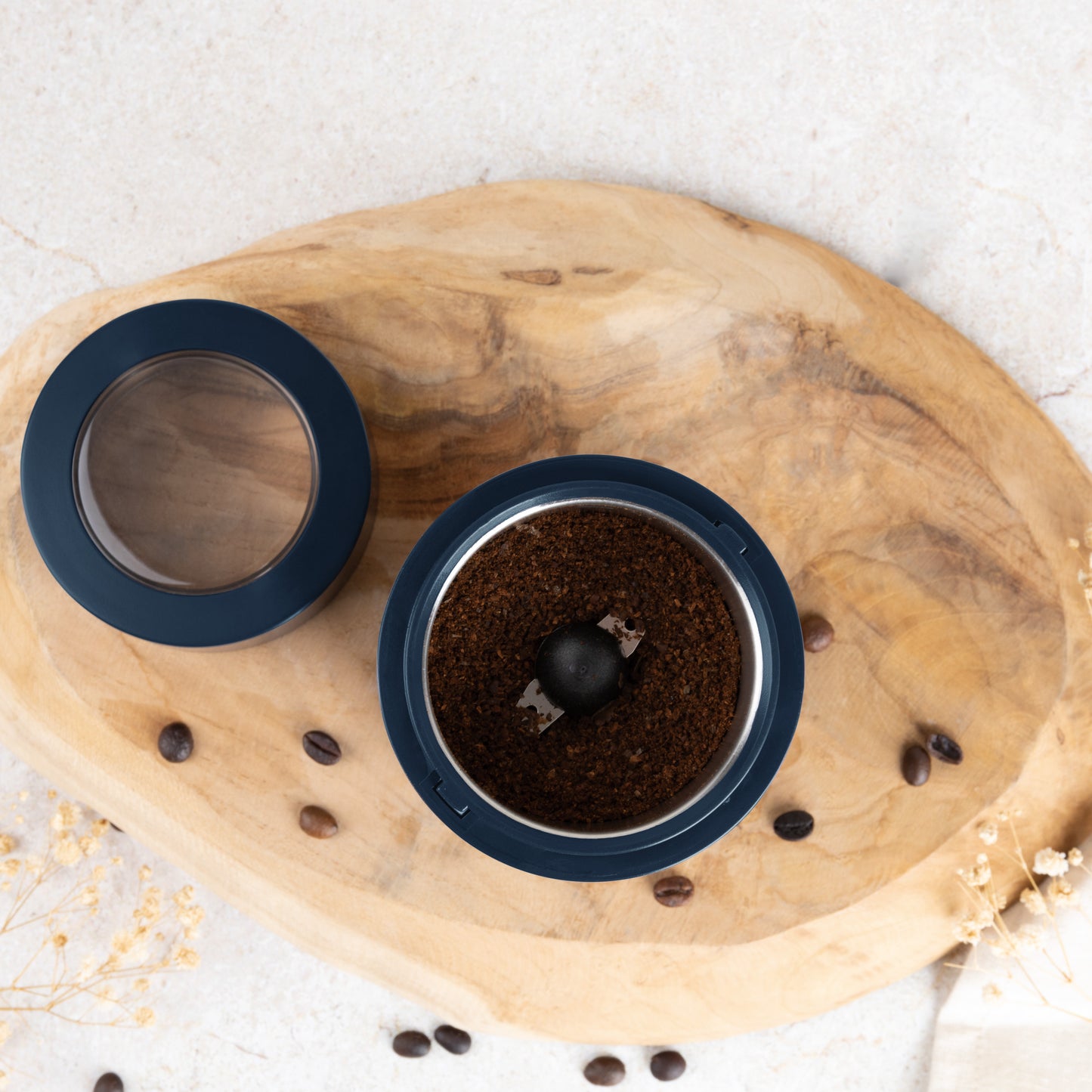Berlinger Haus - Electric Coffee Grinder- Matt Blue