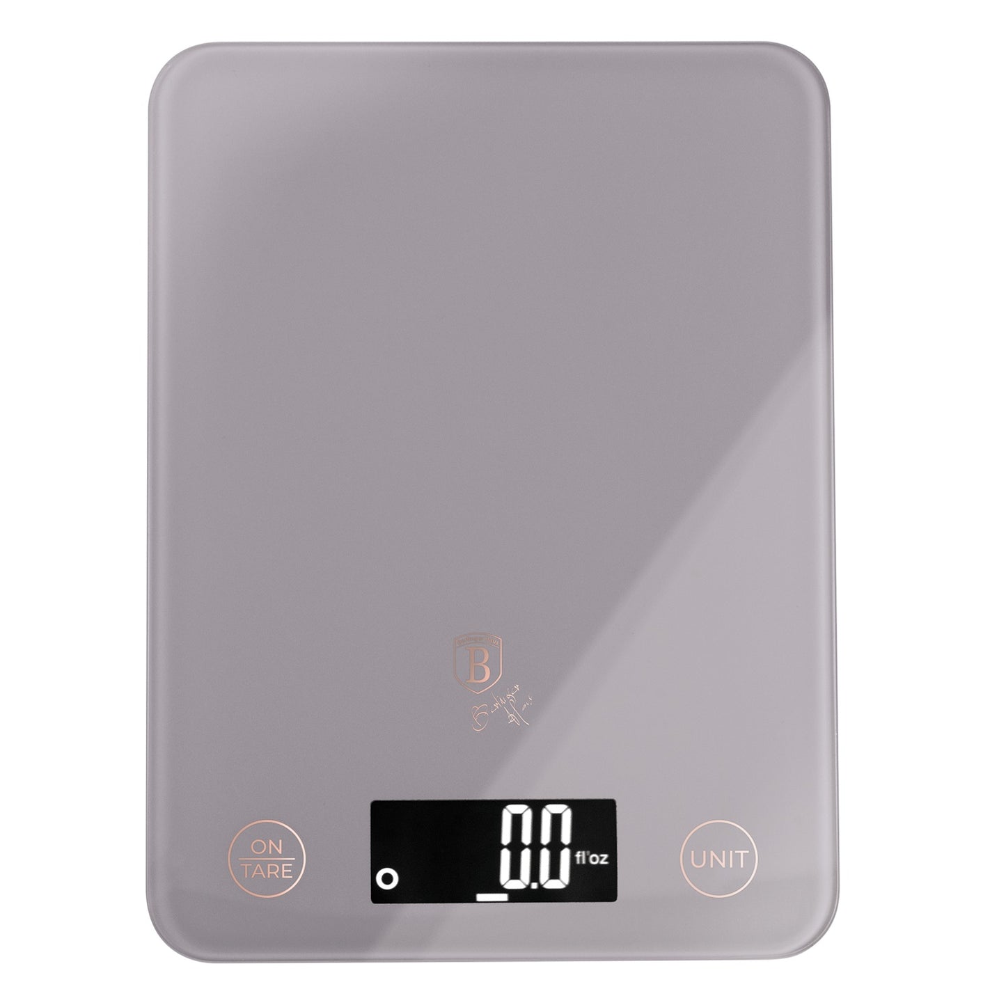 Berlinger Haus 5kg Digital Glass Kitchen Scale - Taupe