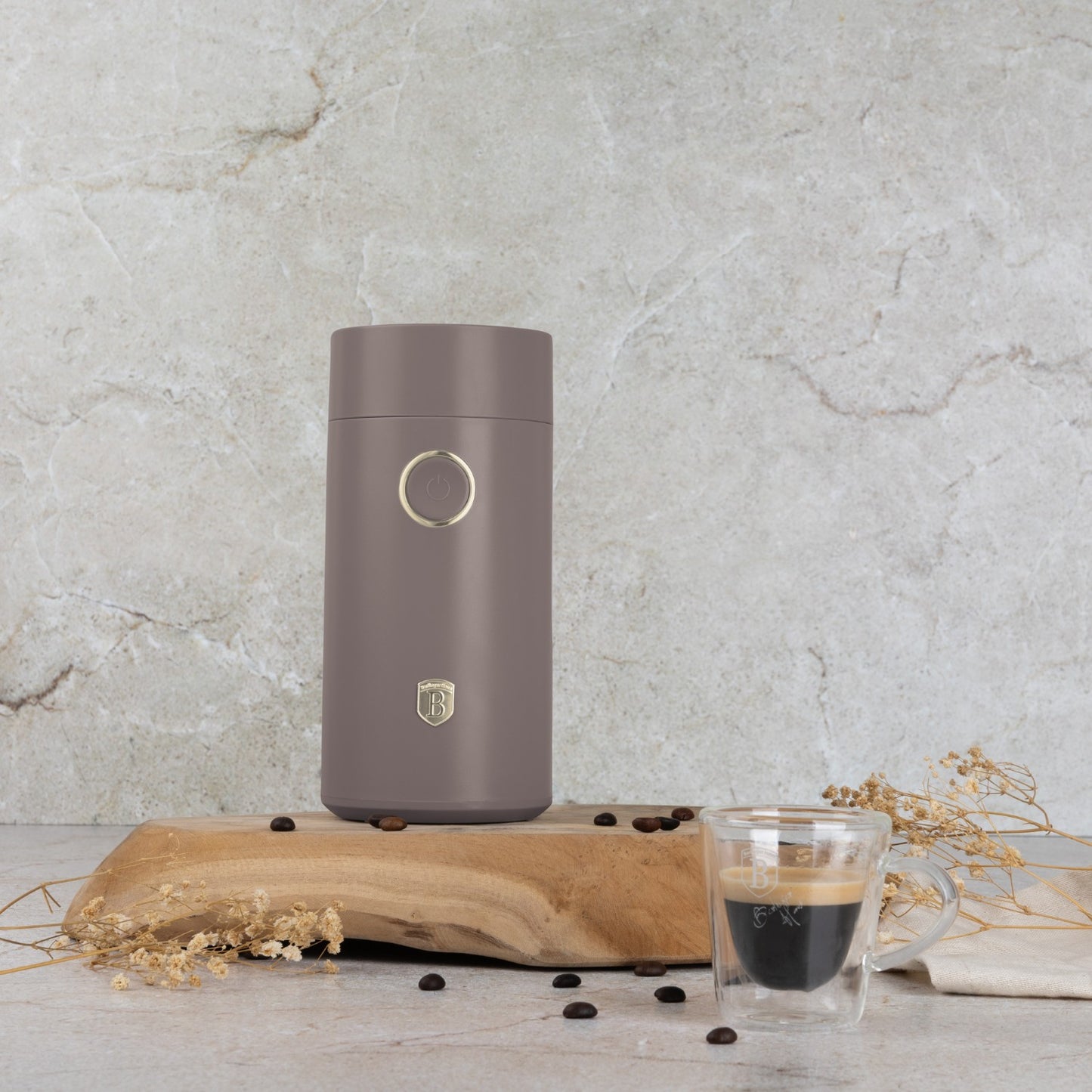 Berlinger Haus Electric Coffee Grinder - Taupe