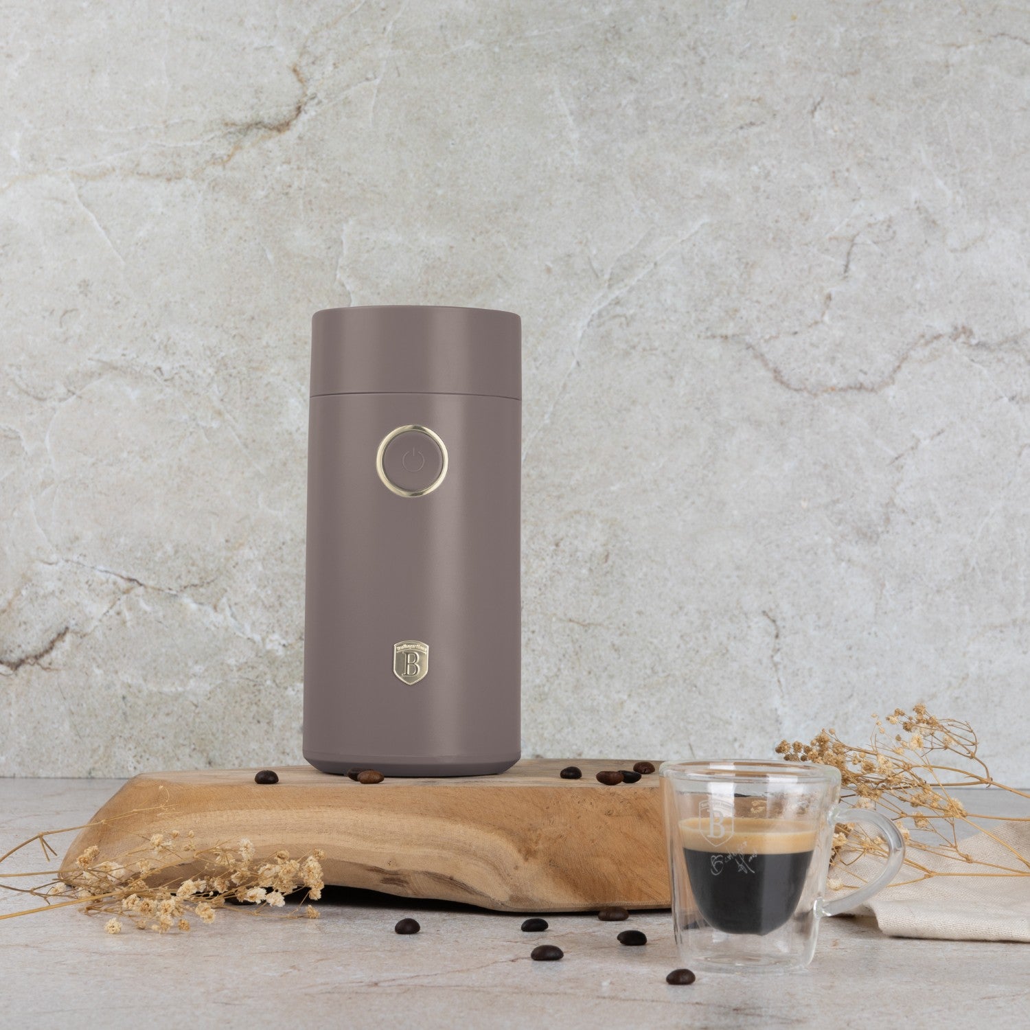Berlinger Haus Electric Coffee Grinder - Taupe