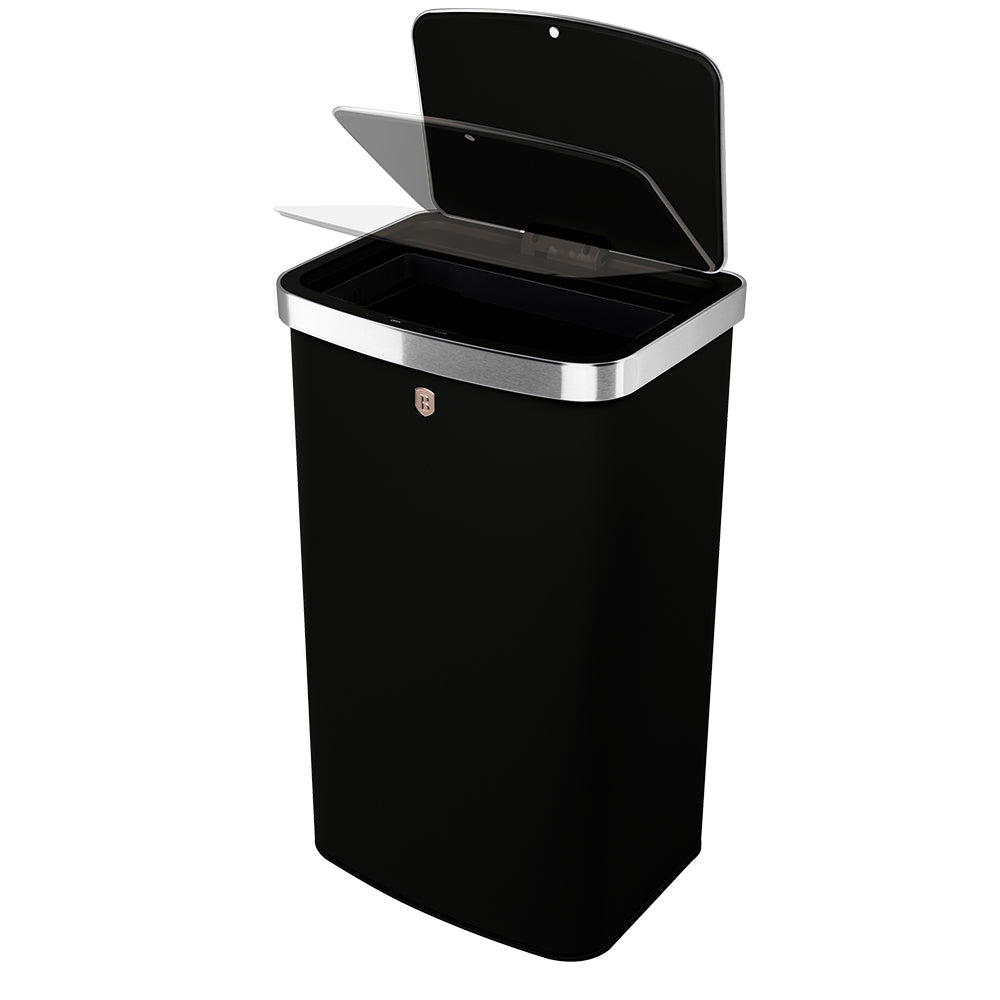 Berlinger Haus 60L Sensor Bin – Black Rose