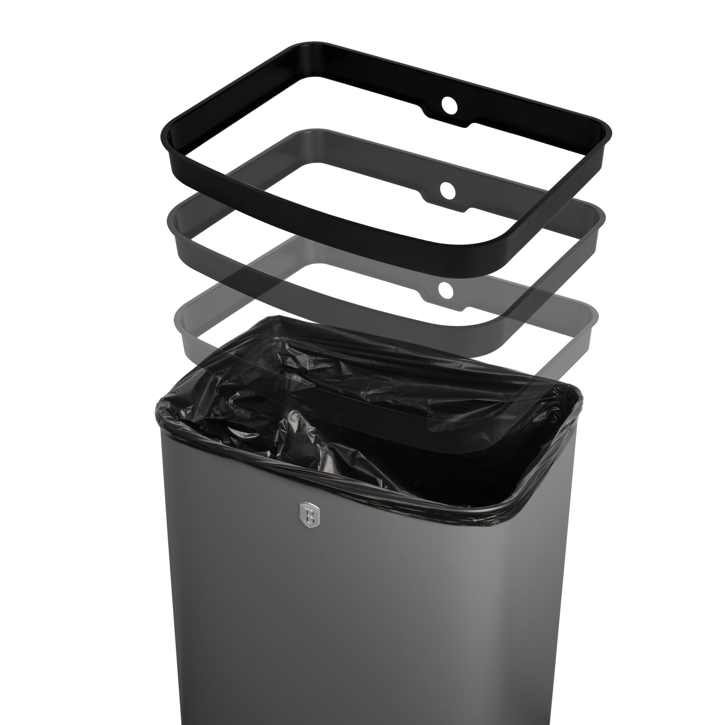Berlinger Haus 60L Sensor Bin – Anthracite