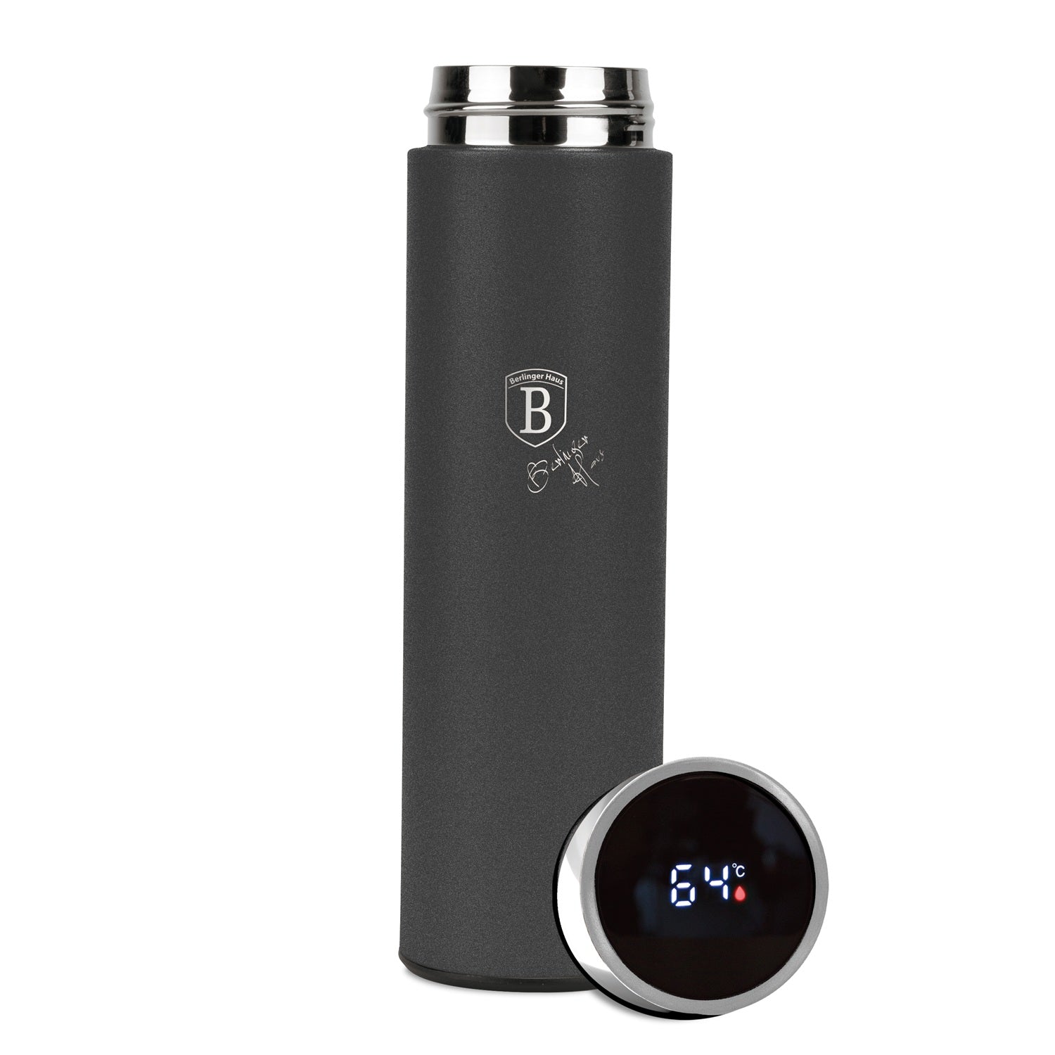 Berlinger Haus 500ml Vacuum Flask with LED Temperature Display - Anthracite