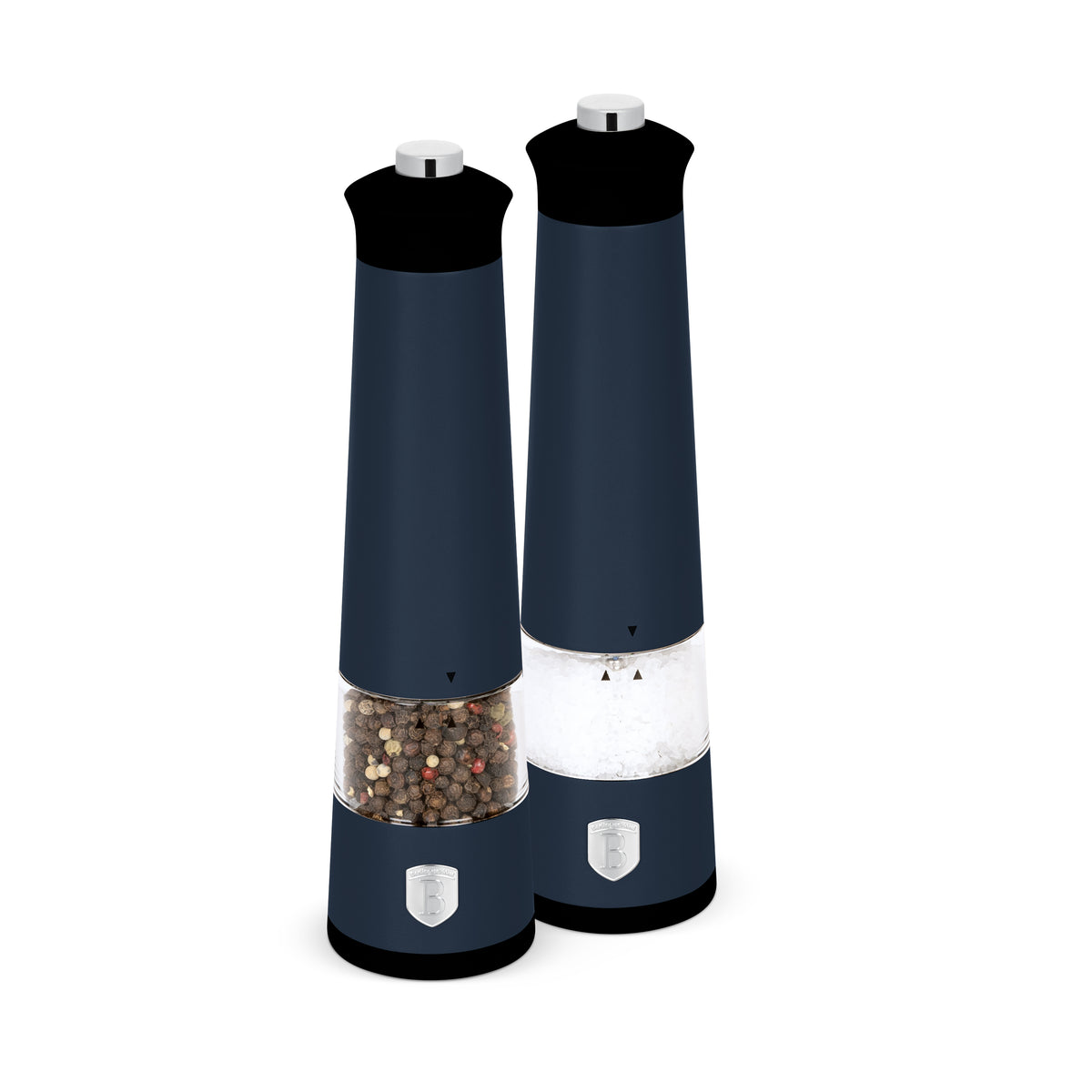 Berlinger Haus 2-Piece Electric Pepper and Salt Mill Set - Deep Sea
