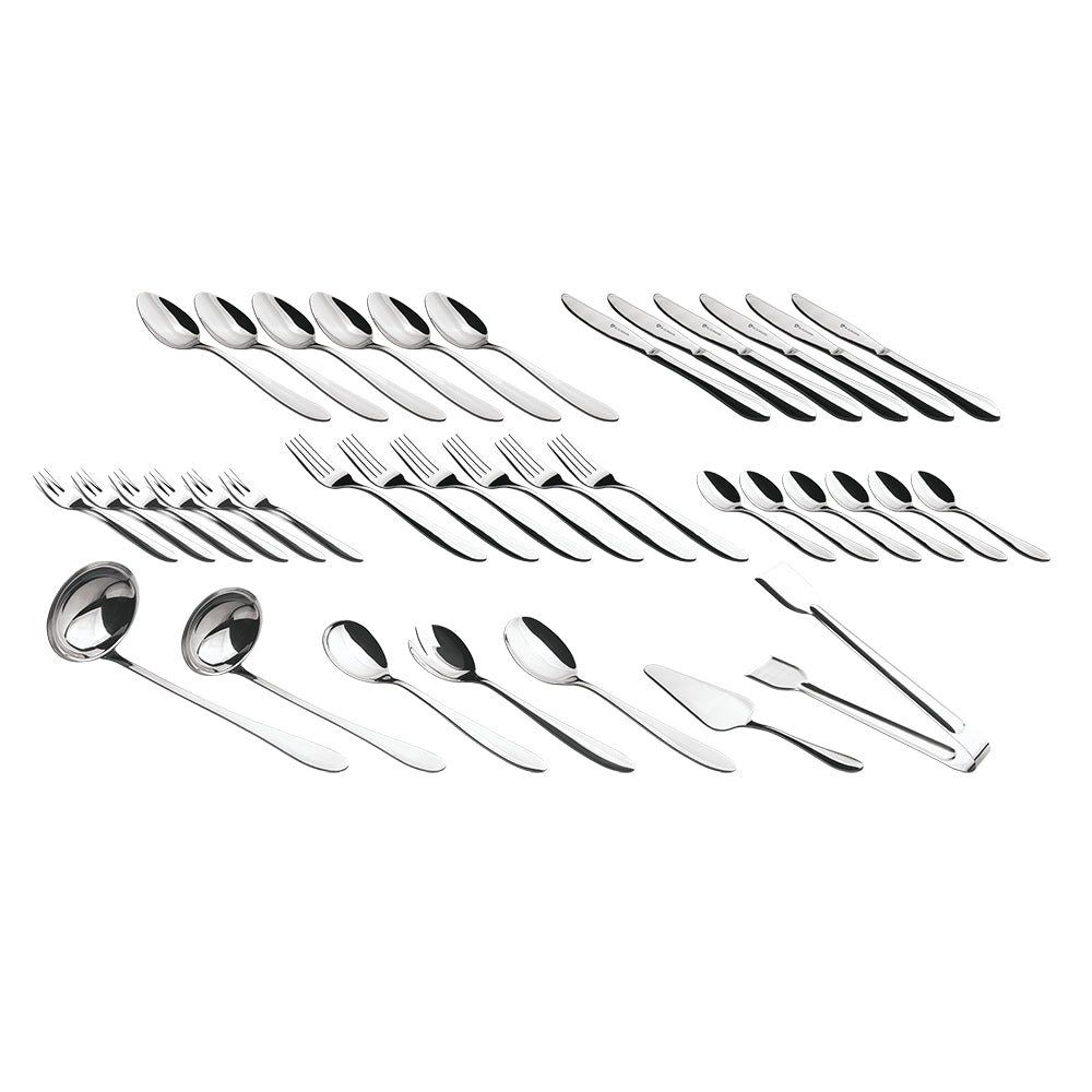 Blaumann 38-Piece Mirror Finish Cutlery Set - Gourmet Line