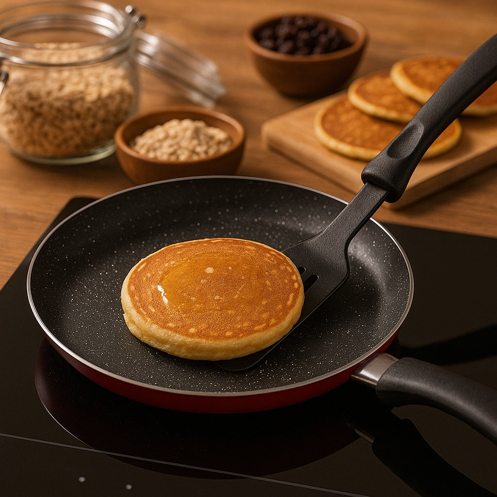 Blaumann 24cm Pancake Pan with Turner - Red