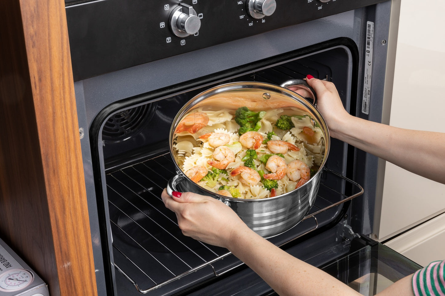 Blaumann 18cm Stainless Steel Casserole - Gourmet Line