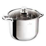 Blaumann 26cm Stainless Steel Stock Pot with Lid - Gourmet Line