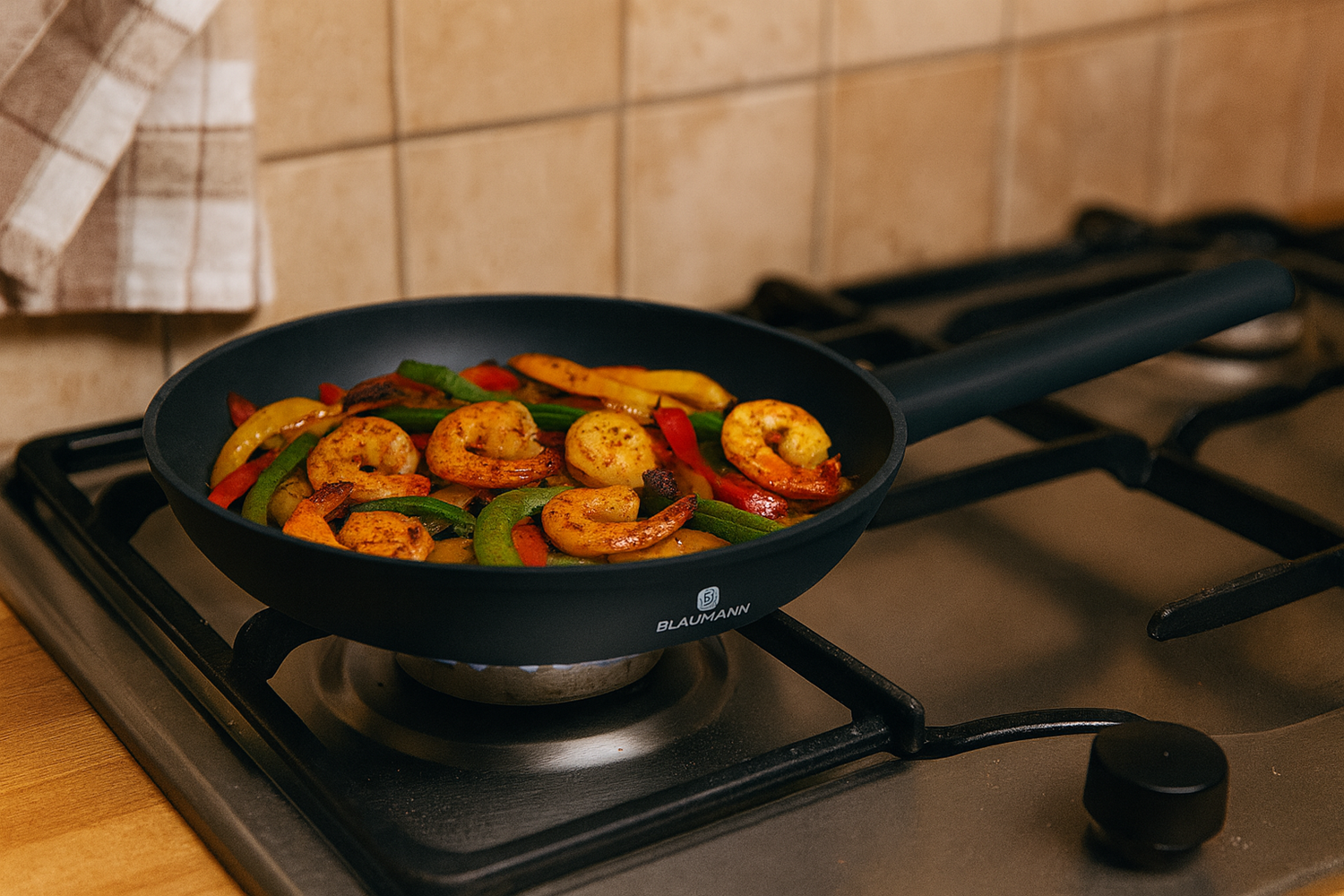 Blaumann 24cm Titan Non-Stick Coating Frypan – Black